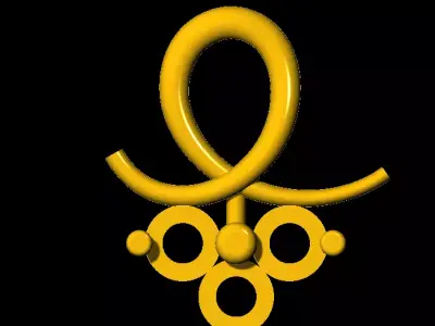 Tops earrings   Free 3D print model