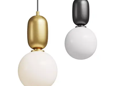 Amagiri 6 Pendant Light 3D model