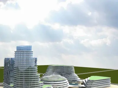 Cityscape 6 3D model