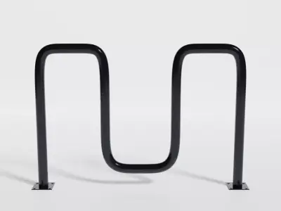 Bike Rack Low-poly 3D model