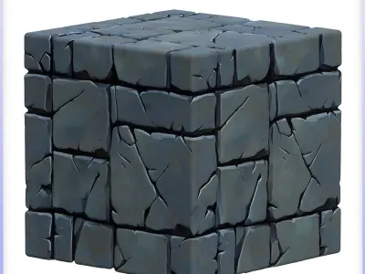 Stylized Stone Floor Seamless Texture Texture
