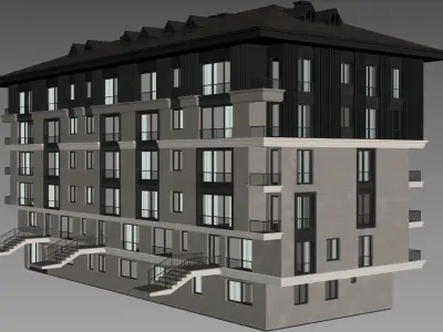 Apartment Model Modern Classic 3D model