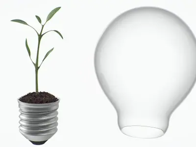 Lightbulb Plant 3D model