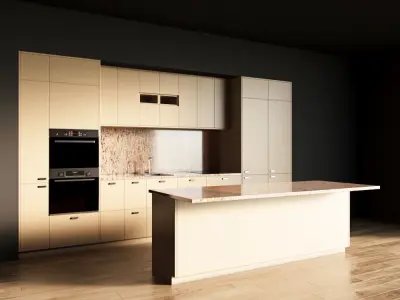 44-Kitchen8 matte 4 3D model