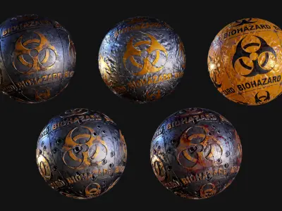 20 Signage Seamless PBR Textures Pack Texture