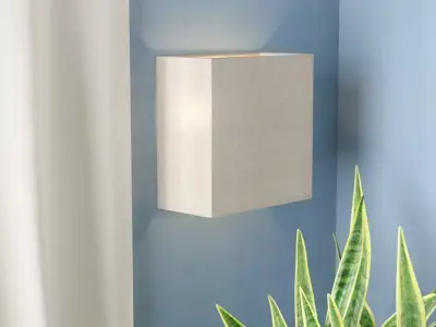 Payzley 1 - Light Dimmable Brown Flush Mounted Sconce - 2 Colour Free 3D model
