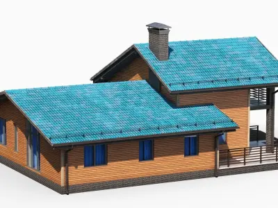 Residential House 64 3D model