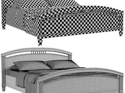 Arredo Venezia Dall Agnese Bed 3D model