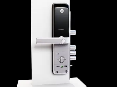 Large Digital Door Lock 3D model Code YDM3168 Low-poly 3D Low-poly 3D model