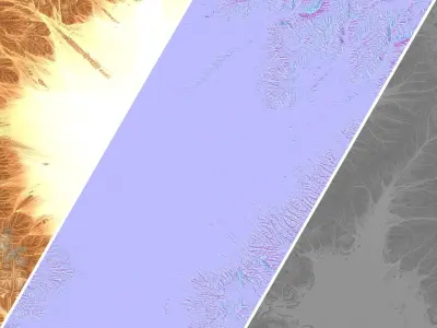 Detailed Canyon Model 3D model