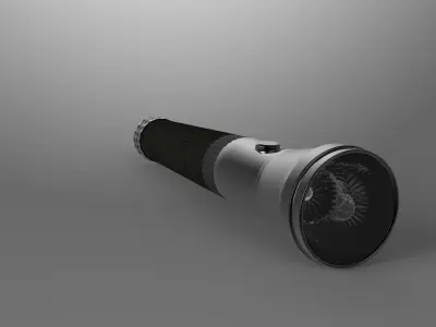 Torch flashlight 3D model