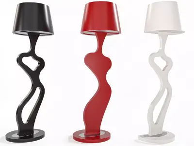 Floor lamp ATEGO model 10 and 8 by Cleoni 3D model