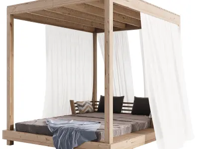 Garden Lounge Structure 02 3D model