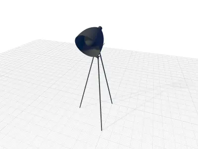 Gerber  Tripod Floor Lamp 3D model