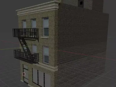 Apartment-01 Free low-poly 3D model