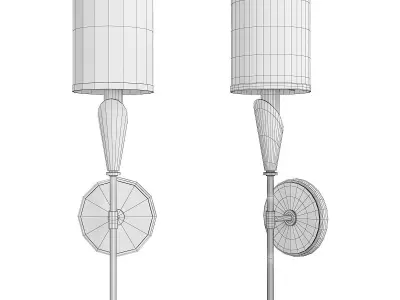 Tate Sconce Low-poly 3D model