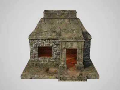 Aztec House 3D model