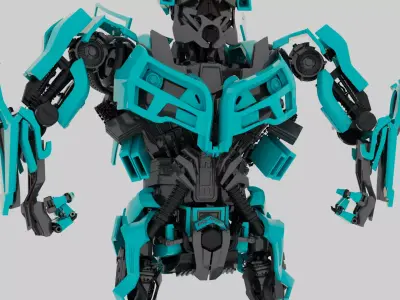 Transformer robot 3D model