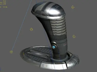 Space Station - Ground Function Operation 01 3D model