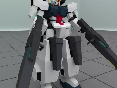 GN-008 Seravee Gundam 3D model