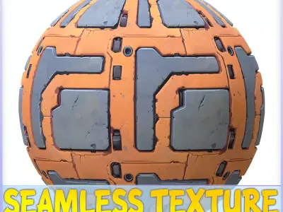 SciFi Seamless Texture Texture 43