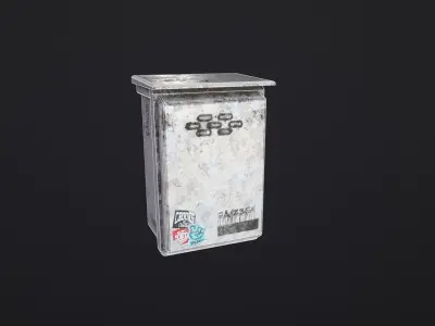 Old Fusebox  PBR  Free low-poly 3D model