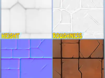 Stylized Wall Seamless Texture Texture 123