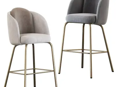 Barstool Ditre Italia Lucia 3D model