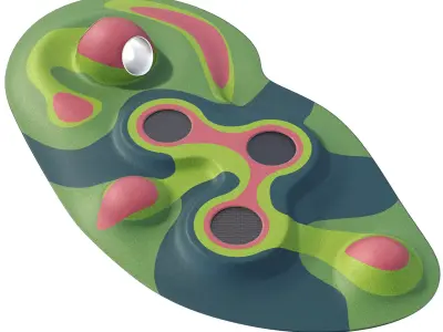 Kids Playground Blob 3D model