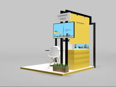 Exhibition Booth 3D model