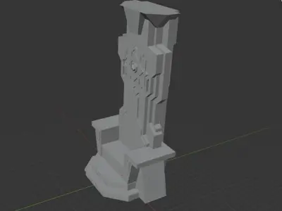 Throne of Thror 3D print model