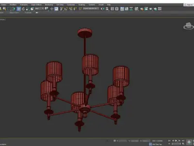 PALMER CHANDELIER Low-poly 3D model