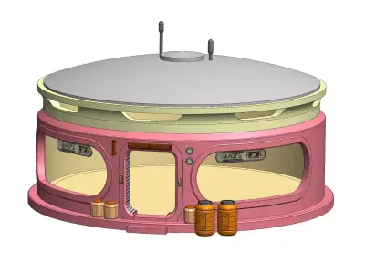 Mina-Rau General Store Complete Diorama 3D print model