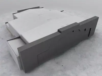 EGKK Hangar 3 Low-poly 3D model