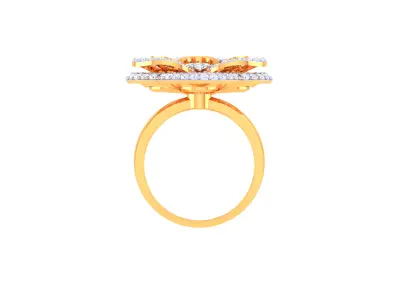 Women Ring MTL 3dm STL OBJ FBX Details 3D print model 7