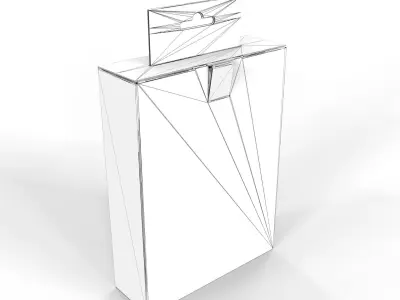 Hanging Display Packaging Box Foldable Locking Flap Texture