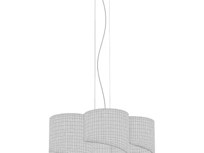 Designer lamp Papyrus 3D model