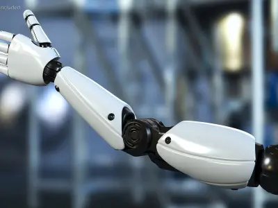  Mechanical Hands Rigged for Maya Collection 