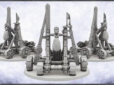 Greenskins RocksLauncher -UNIT- 28mm Miniatures 3D print model