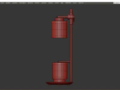 Castro Chantel Table Lamp Low-poly 3D model