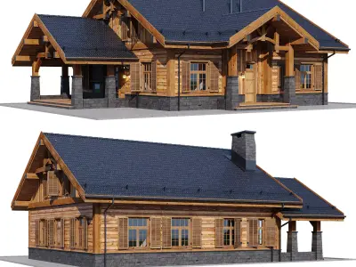 Eco wood v4 3D model