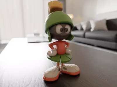 Marvin the Martian 3D print model