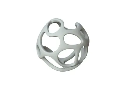 SciFi Cube Object No 29339 Low Poly Shape Texture