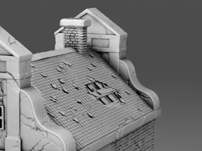 The abandoned church 3D print model
