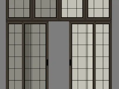 Japanese doors 3D model