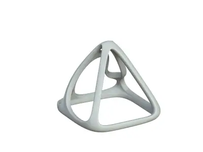 SciFi Cube Object No 58974 Low Poly Shape Low-poly 3D model