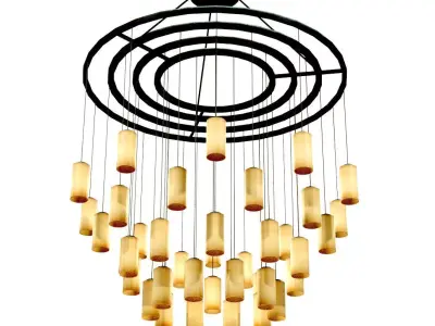 Cirio Chandelier Low-poly 3D model