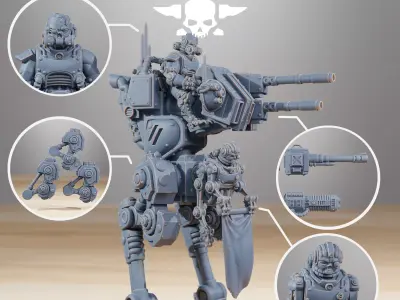 Scavenger Walker 3D print model