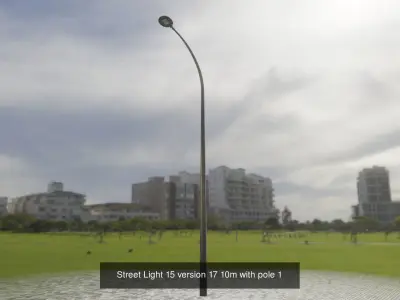 Street Lights Version 15 3D Model Pack
