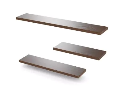 Home decorations Wall shelves Low-poly 3D model